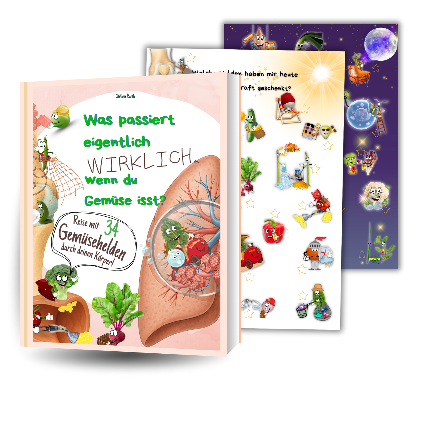 Gemüsehelden-Buch + Mitmach-Poster Set